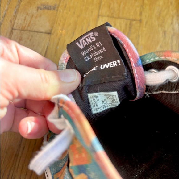 Rare Vans x Nintendo Super Mario Sneakers - Project Pair M 8.5 / W 10 - Picture 13 of 14